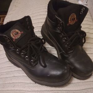 *BRAHMA* Steel toe boots sz 8W Men's